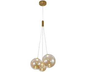 pendente 3 globos Champagne
