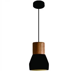 pendente Rústico preto